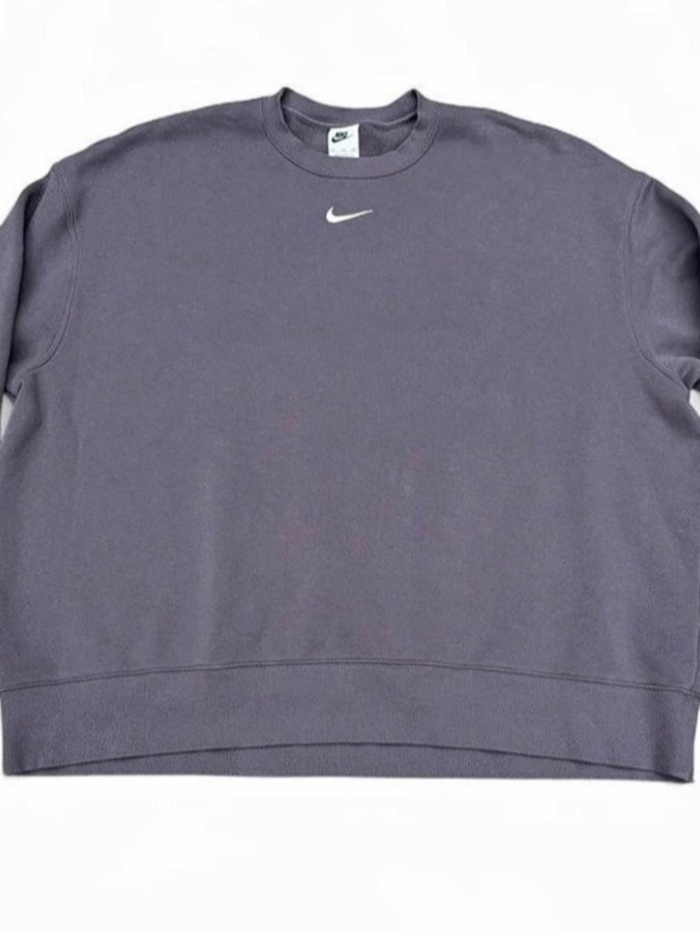 Nike Women’s 2XL Gray Sportswear Phoenix Fleece Oversized Crewneck Sweatshirt